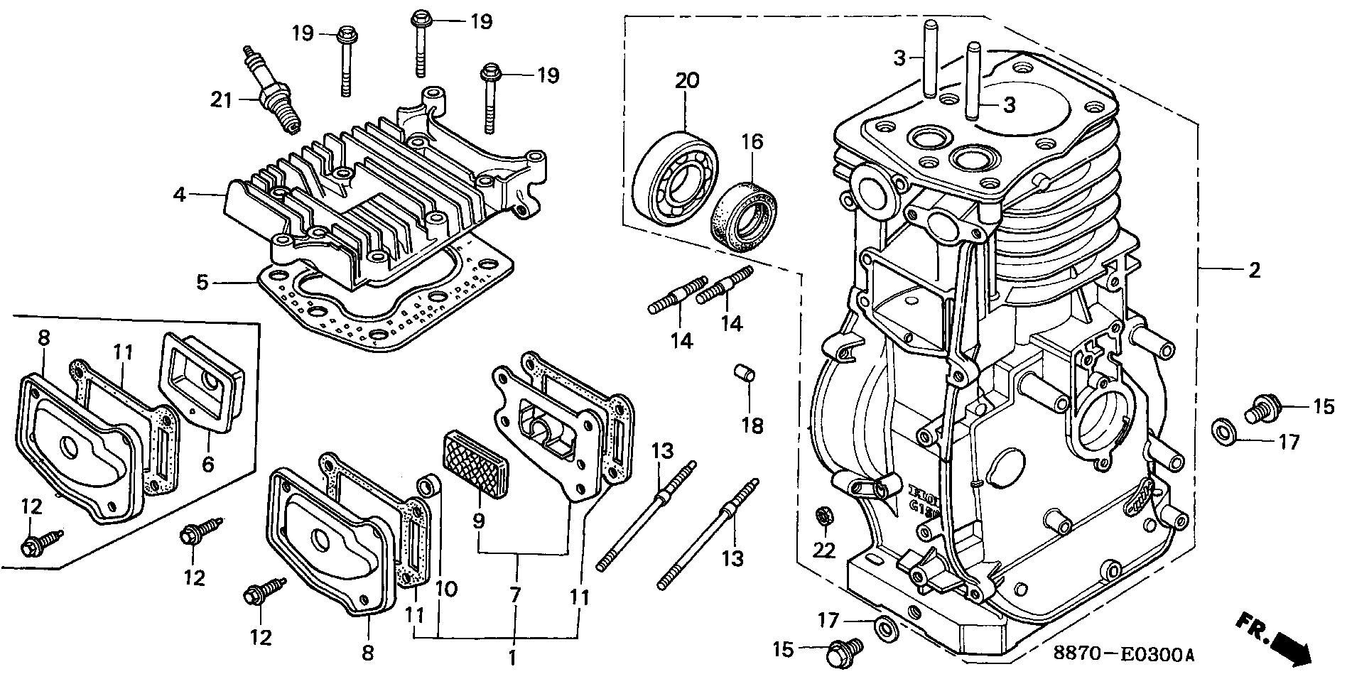 Parts for Engines G G150 G150 QZDU G150-1000001-2017901 CYLINDER ...